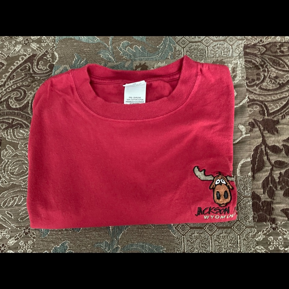 Jackson Hole Red Tee Shirt